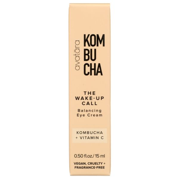 AVATARA SKIN: Kombucha The Wake Up Call Eye Cream, 0.5 fo