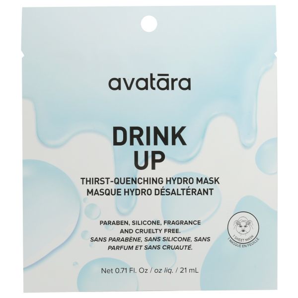AVATARA SKIN: Drink Up Face Mask, 0.71 fo