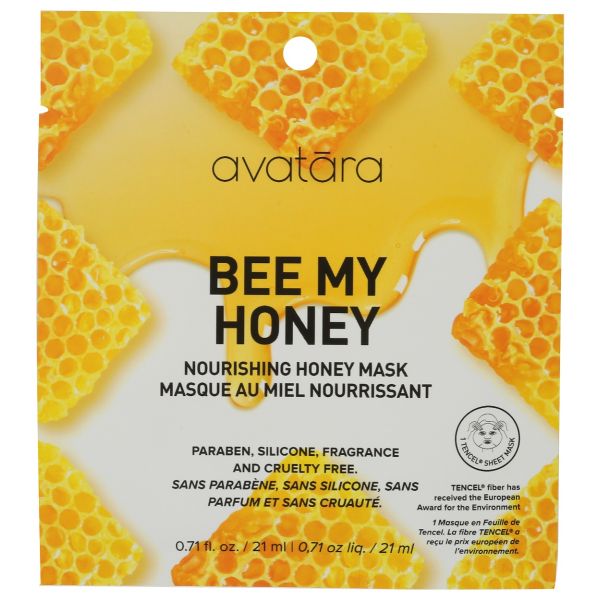 AVATARA SKIN: Bee My Honey Face Mask, 0.71 fo
