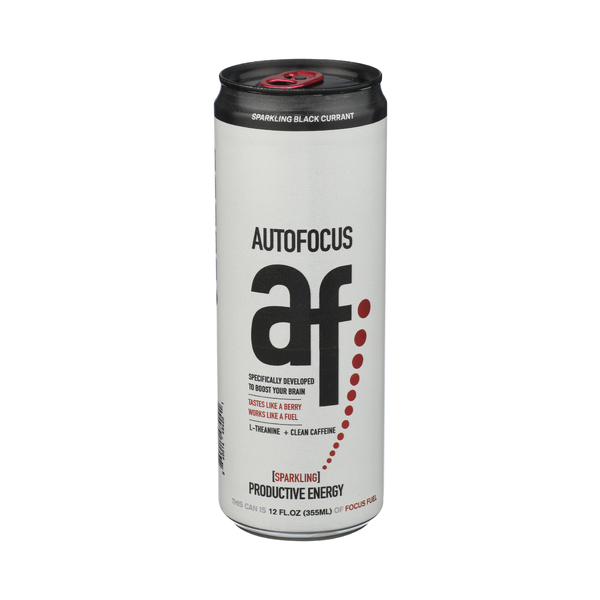 AUTOFOCUS: Sparkling Black Currant Energy Drink, 12 fo