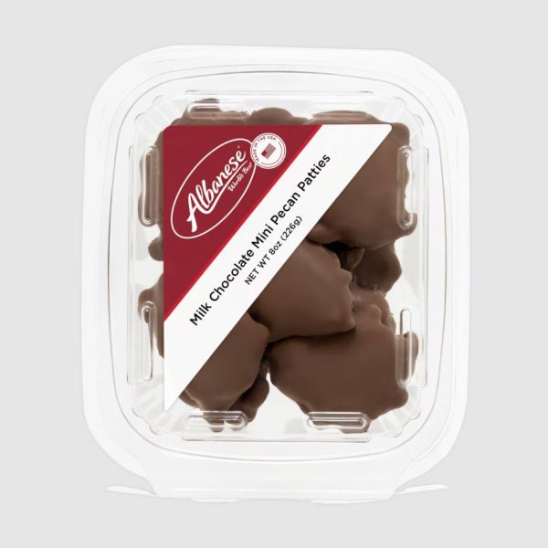 ALBANESE: Milk Chocolate Mini Pecan Patties, 8 oz