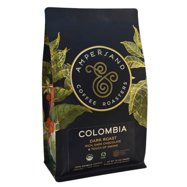AMPERSAND COFFEE: Colombia Whole Bean Coffee, 12 oz