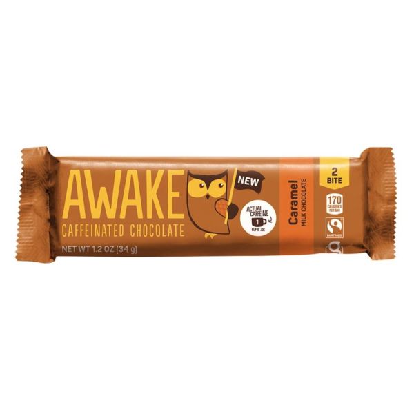 AWAKE: Caramel Milk Chocolate Bar, 1.2 oz