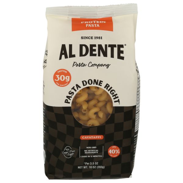 AL DENTE: Protein Cavatappi Pasta, 10 oz