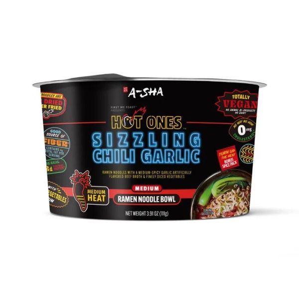A SHA: Sizzling Chili Garlic Ramen Noodle Soup, 3.91 oz