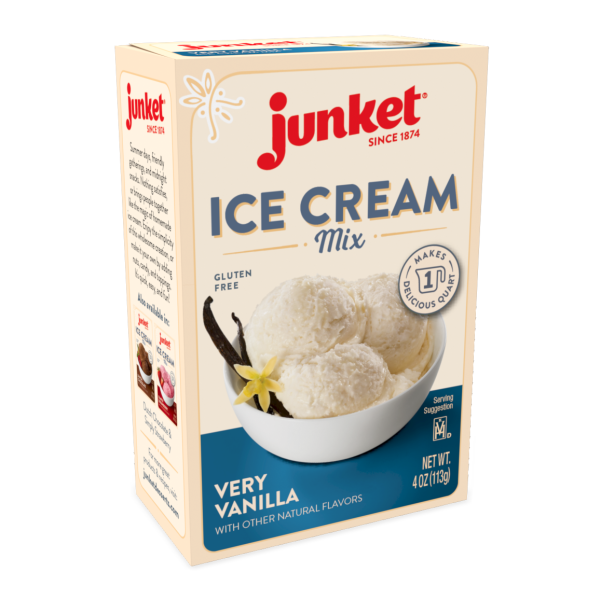 JUNKET: Very Vanilla Ice Cream Mix, 4 oz