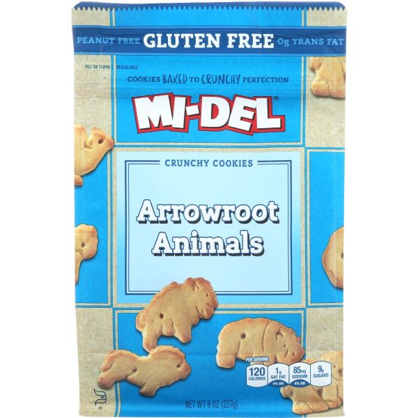 MIDEL: Gluten Free Arrowroot Animals, 8 oz