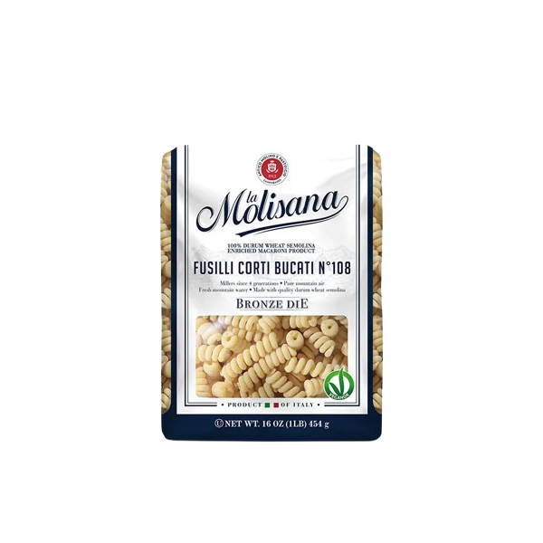 LA MOLISANA: Fusilli Corti Bucati N 108 Pasta, 16 oz