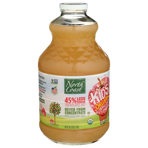 NORTH COAST: Organic Kids Apple Juice Drink, 64 fo