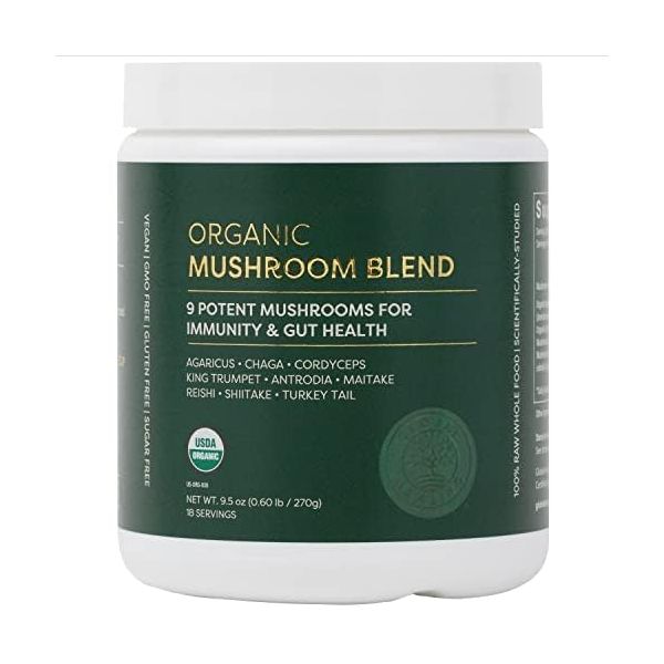 GLOBAL HEALING: Mushroom Blend Powder, 9.5 oz