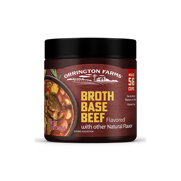 ORRINGTON FARMS: Broth Base Beef Flavored, 12 oz