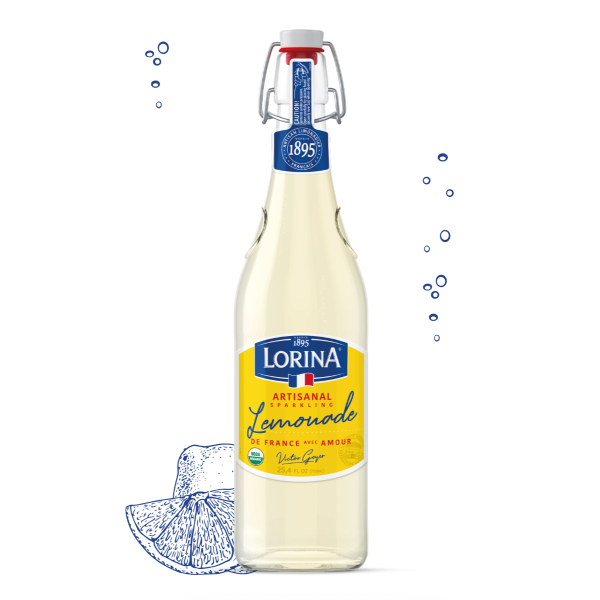 LORINA: Artisanal Sparkling Lemonade, 25.4 fo