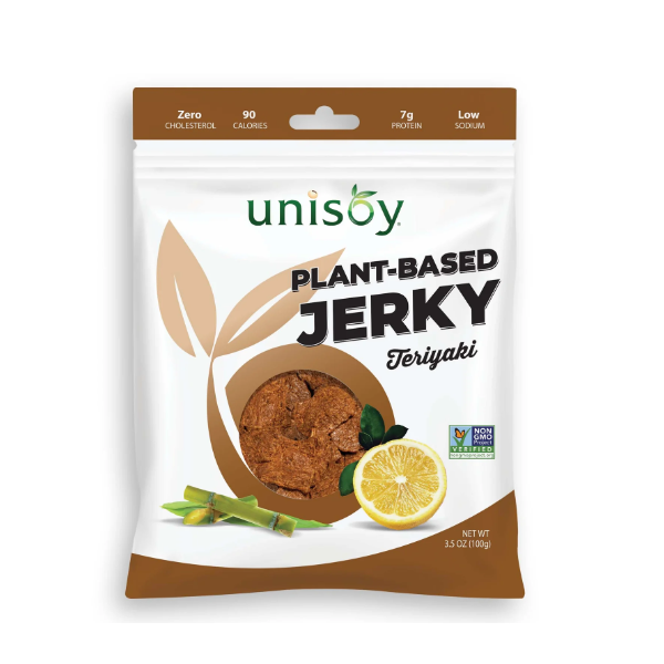 UNISOY: Plant Based Jerky Teriyaki, 3.5 oz