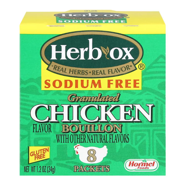 HERB OX: Sodium Free Granulated Chicken Bouillon, 1.2 oz