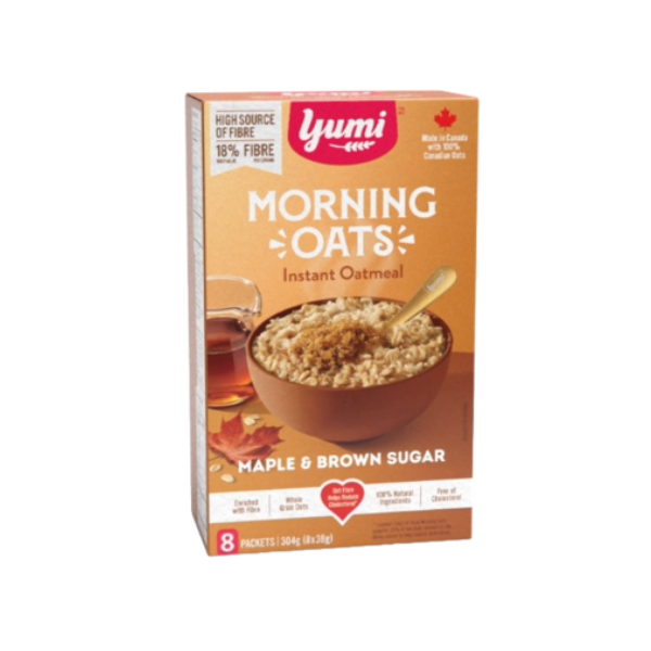 YUMI: Maple and Brown Sugar Morning Oats, 10.72 oz
