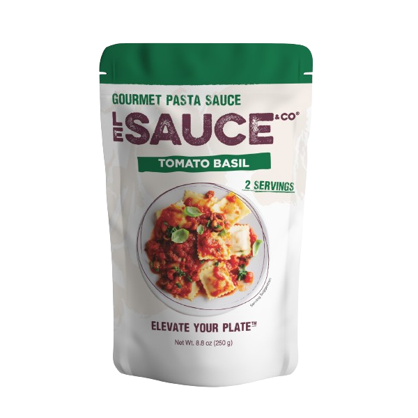LE SAUCE & CO: Tomato Basil Gourmet Pasta Sauce, 8.8 oz
