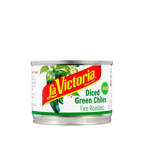 LA VICTORIA: Fire Roasted Diced Green Chiles Mild, 4 oz