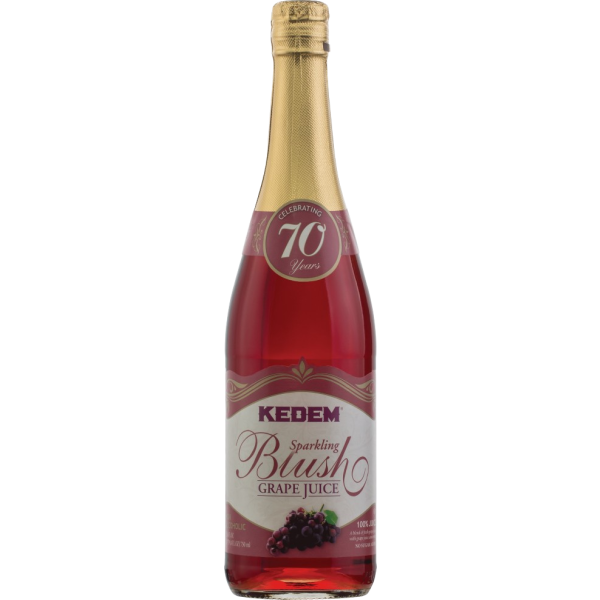 KEDEM: Sparkling Blush Grape Juice, 25.4 fo