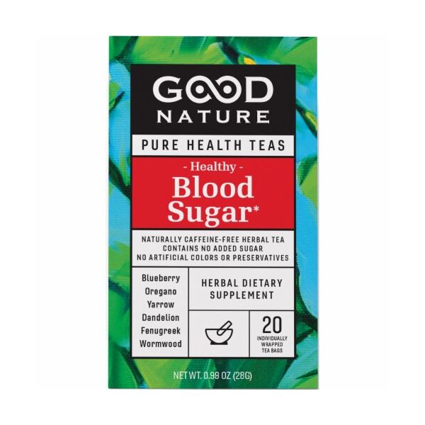 GOOD NATURE: Healthy Blood Sugar Tea, 0.99 oz