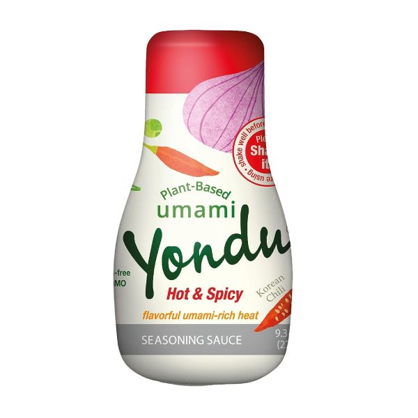 SEMPIO: Yondu Hot and Spicy Plant Based Umami Sauce, 9.3 fo