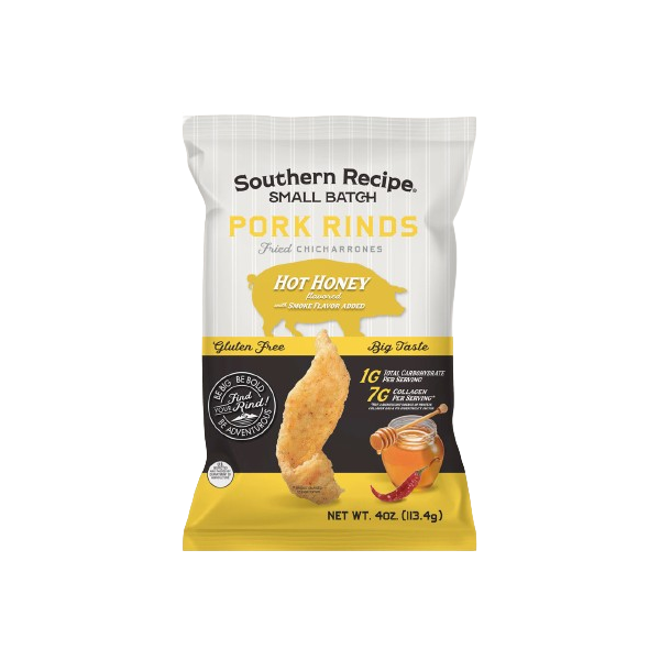 SOUTHERN RECIPE SMALL BATCH: Pork Rinds Hot Honey, 4 oz