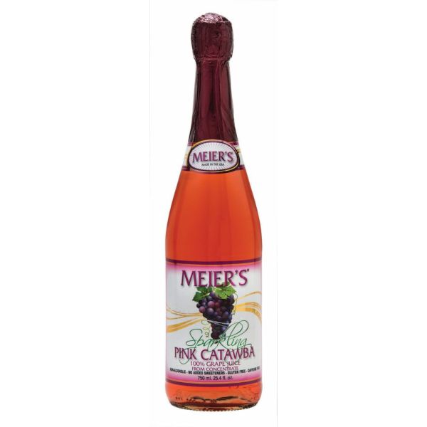 MEIERS: Sparkling Pink Catawba Grape Juice, 25.4 fo