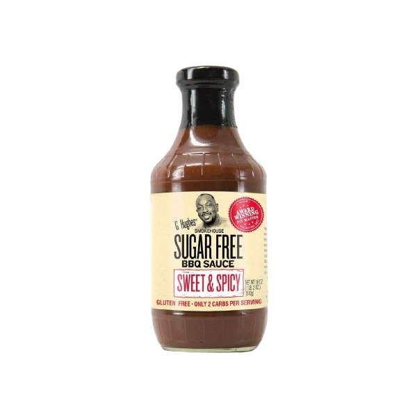 G HUGHES: Sweet and Spicy BBQ Sauce, 18 oz