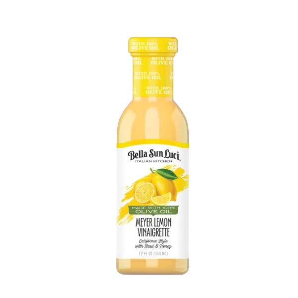 BELLA SUN LUCI: Meyer Lemon Vinaigrette With Basil and Honey, 12 fo