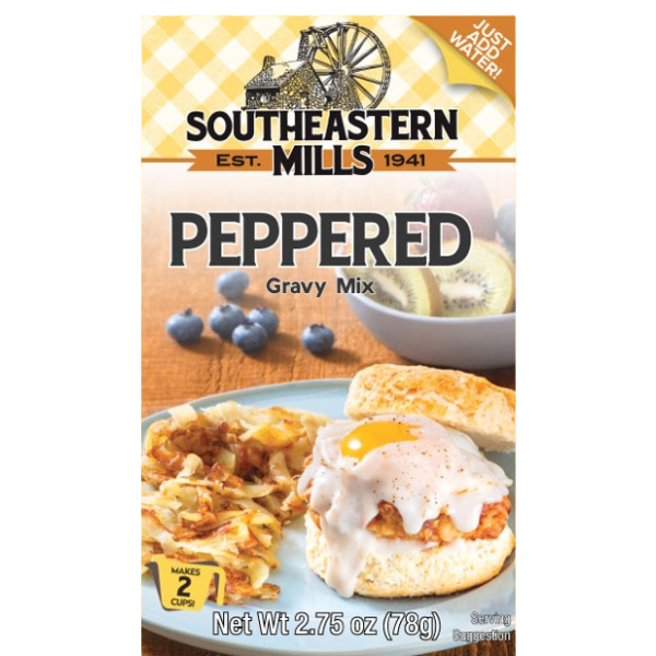 SOUTHEASTERN MILLS: Peppered Gravy, 2.75 oz