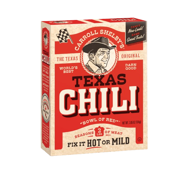 CARROLL SHELBY: Chili Kit Original, 3.65 oz