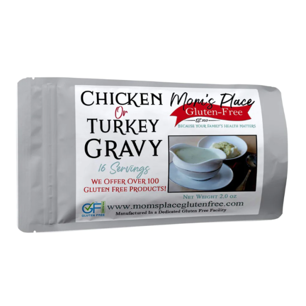 MOMS PLACE GLUTEN FREE: Gluten Free Chicken or Turkey Gravy Mix, 2 oz