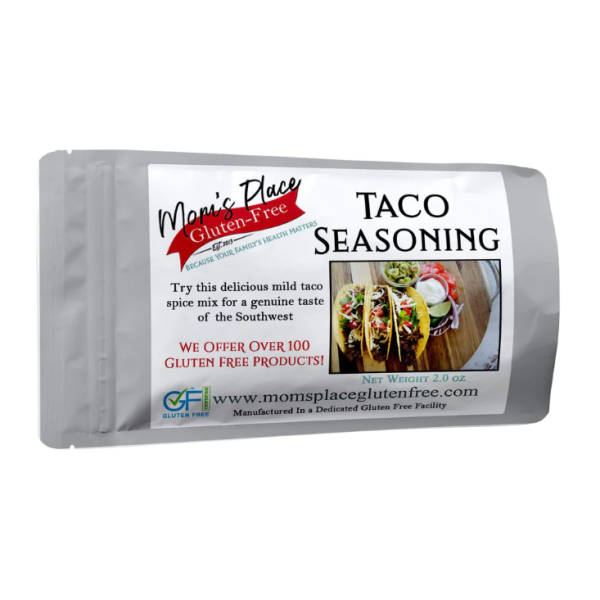 MOMS PLACE GLUTEN FREE: Gluten Free Taco Seasoning, 2 oz