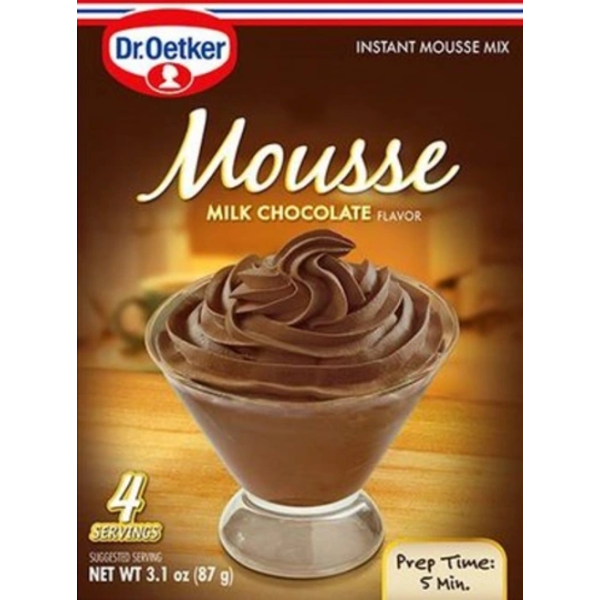DR OETKER: Milk Chocolate Mousse Supreme, 3.1 oz