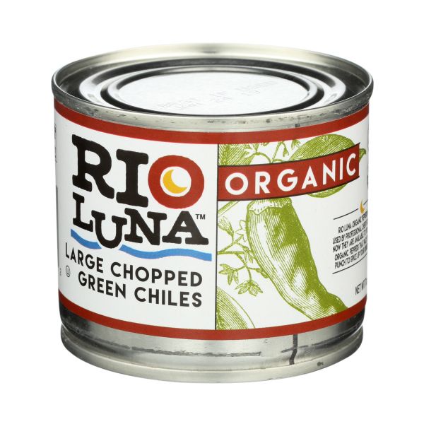 RIO LUNA: Organic Large Chopped Green Chiles, 7 oz