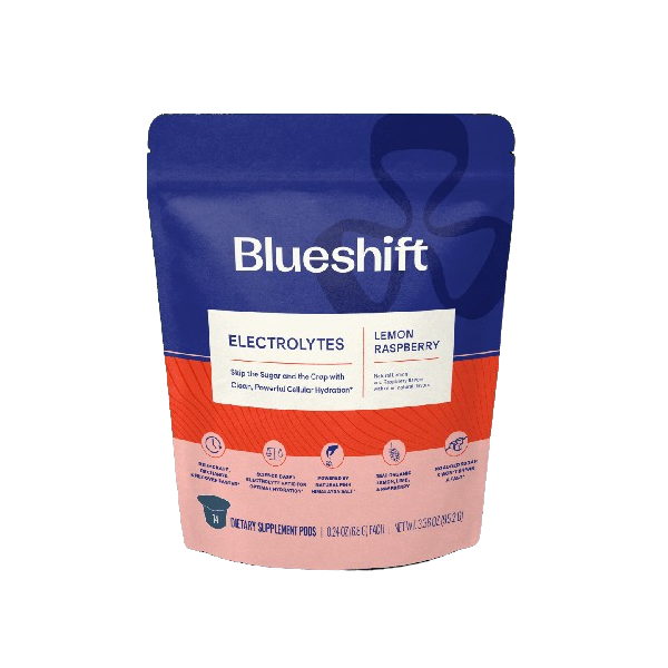 BLUESHIFT NUTRITION: Electrolytes Lemon Raspberry 14Ct, 3.36 oz