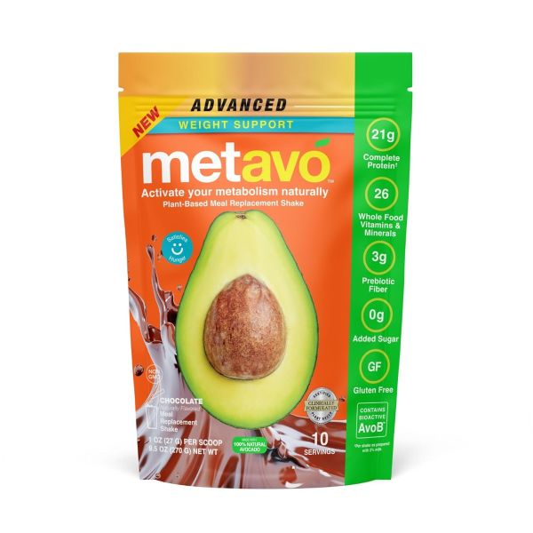 METAVO: Advanced Weight Support Meal Replacement Chocolate, 9.5 oz