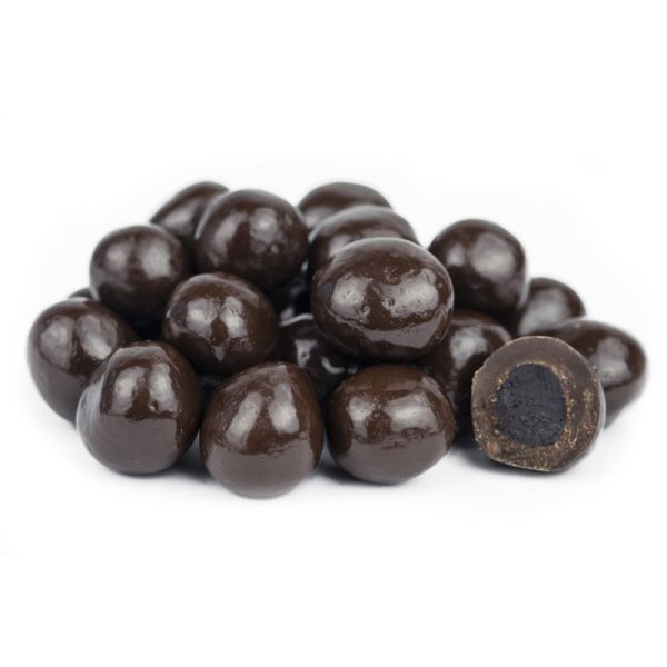 BULK SNACKS: Chocolate Dark Blueberry Organic, 25 lb