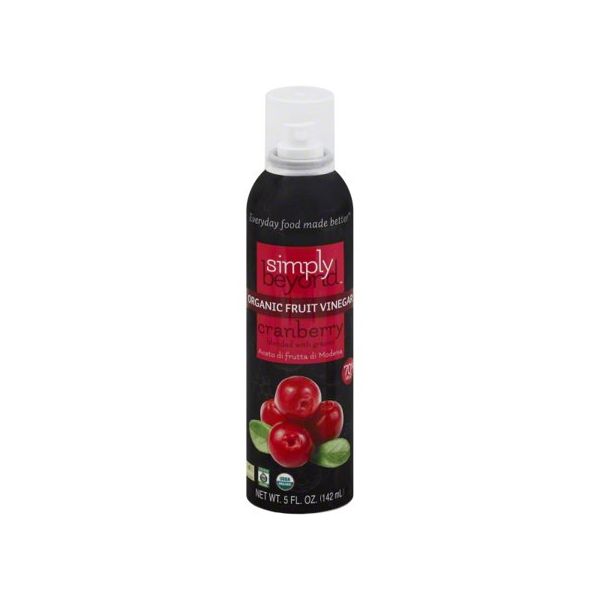 SIMPLY BEYOND: Vinegar Fruit Cranberry Organic, 5 oz