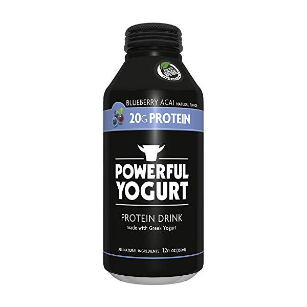POWERFUL: Powerful Drink Yogurt Blueberry Acai, 12 oz