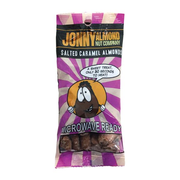 JONNY ALMOND NUT COMPANY: Salted Caramel Almonds, 2.5 oz