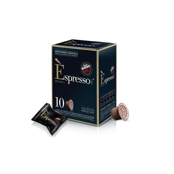 CAFE VERGNANO: Espresso Arabica Capsule. 4.94 oz