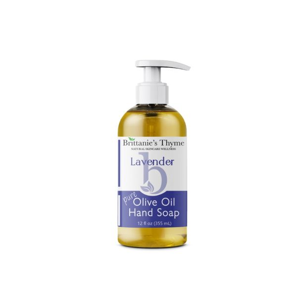 BRITTANIE'S THYME: Lavender Olive Oil Hand Soap, 12 oz