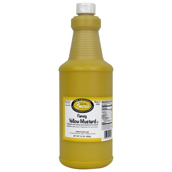 BEANOS: Fancy Yellow Mustard, 32 oz