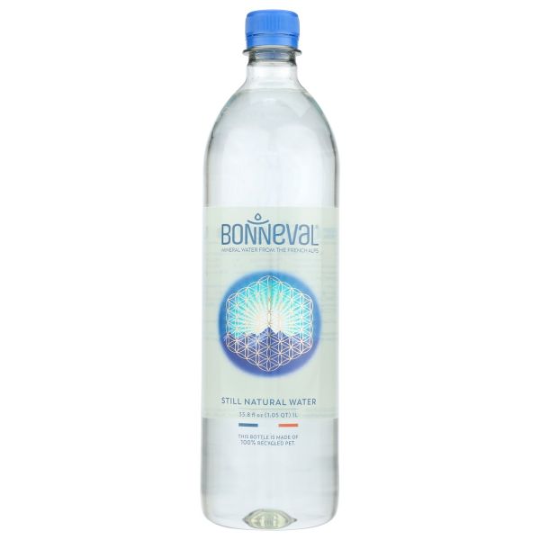 BONNEVAL: Still Natural Mineral Water Bottle, 33.8 fo