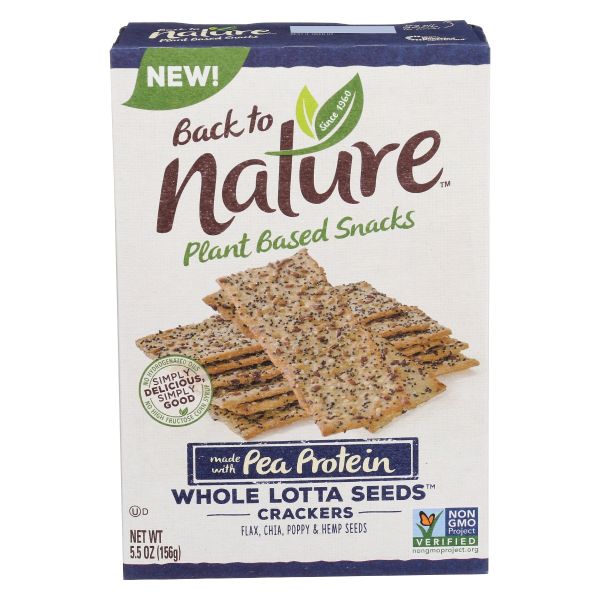 BACK TO NATURE: Whole Lotta Seeds Crackers, 5.5 oz