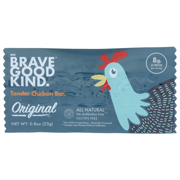 BRAVE GOOD KIND: Tender Chicken Bars Original, 0.8 oz