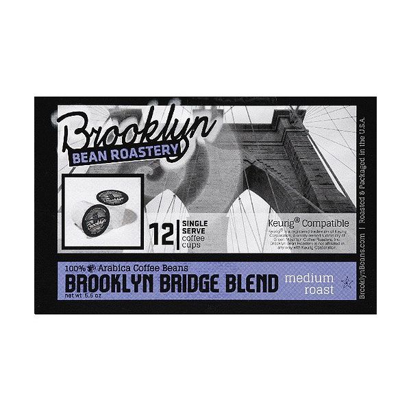 BROOKLYN BEAN ROASTERY: Brooklyn Bridge Blend Coffee, 12 pc