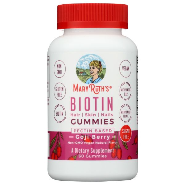 MARYRUTHS: Biotin Gummies, 60 pc