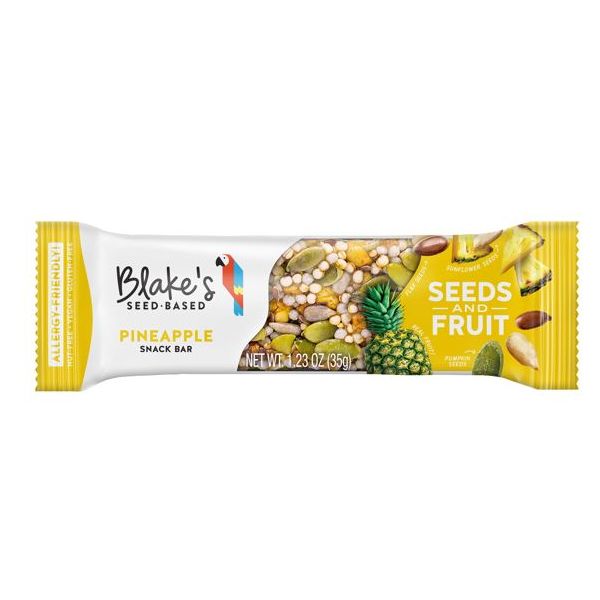 BLAKES SEED BASED: Pineapple Snack Bar, 1.23 oz