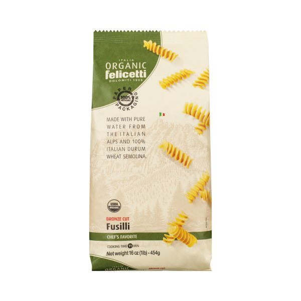 FELICETTI: Organic Durum Wheat Fusilli, 16.01 oz